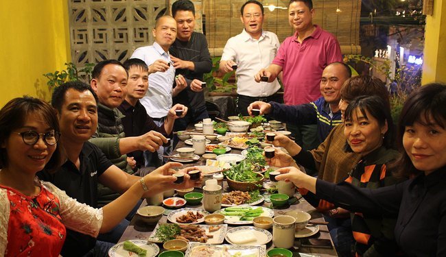 Những hình ảnh của khách khi đến với Bò Tơ Quán Mộc