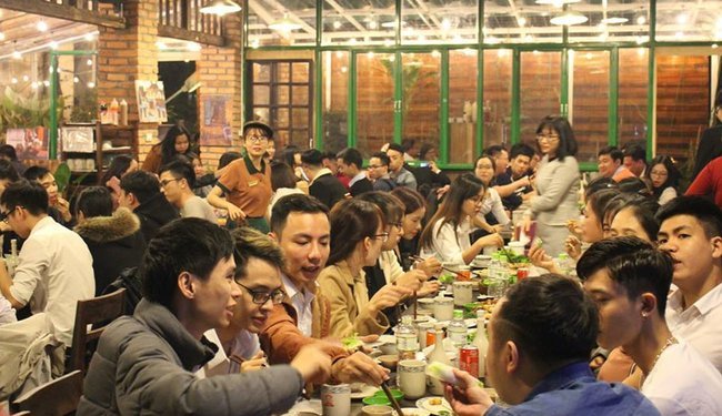 Những hình ảnh của khách khi đến với Bò Tơ Quán Mộc