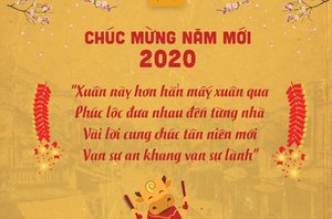 Kính chúc quý khách năm mới Canh Tý tràn đầy hạnh phúc