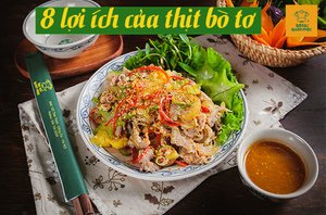 8 lợi ích tuyệt vời của thịt bò tơ cho sức khỏe