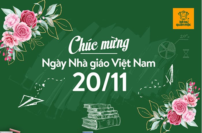 Bò Tơ Quán Mộc chúc mừng Ngày Nhà giáo Việt Nam 20/11