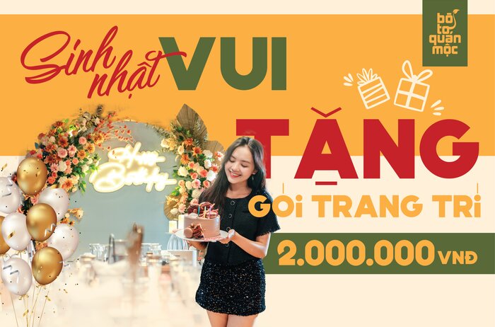 QUÀ TẶNG SINH NHẬT DÀNH RIÊNG CHO THÀNH VIÊN HẠNG VÀNG