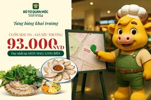 [MIỀN BẮC] MỪNG KHAI TRƯƠNG BÒ TƠ LONG BIÊN, TẶNG ƯU ĐÃI CUỐN 93K