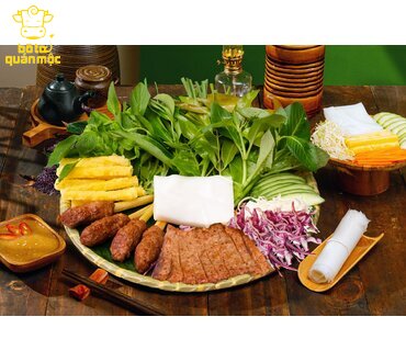 BÁNH TRÁNG CUỐN BÒ LỤI SẢ NƯỚNG