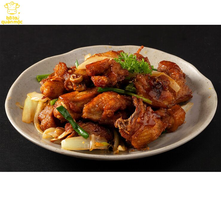 Gà ri chiên mắm 