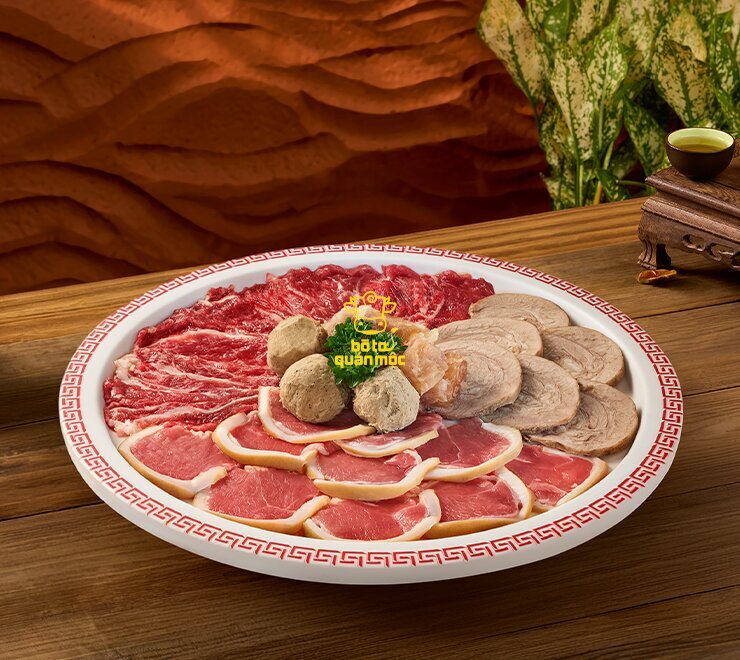 Set Bò thập cẩm nhúng