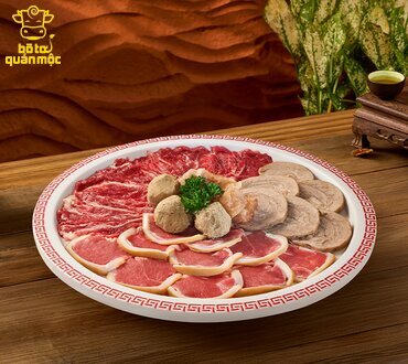 Set Bò thập cẩm nhúng