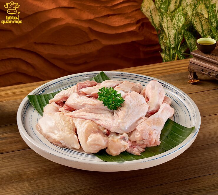 Gà ri nhúng lẩu