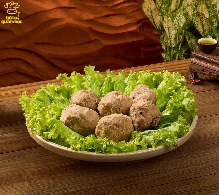 Bò viên nhúng lẩu