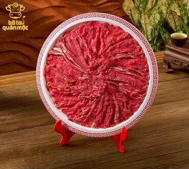 Set bò tươi dính đĩa