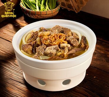 Bò tiềm nấm quý