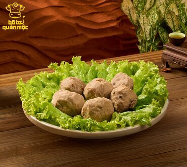 Bò viên nhúng lẩu