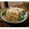 Bò tươi xúc bánh phồng