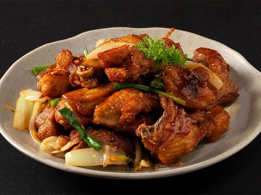 Gà ri chiên mắm – Bò Tơ Quán Mộc