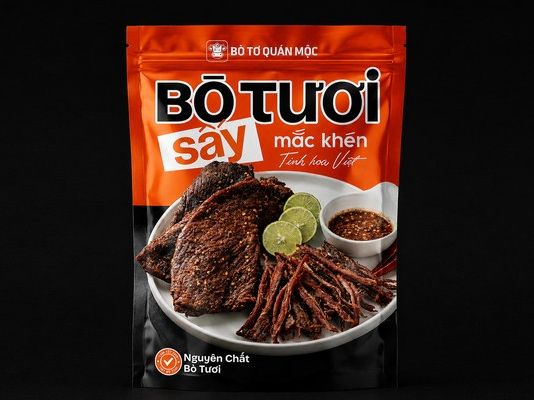 Bò Tươi Sấy Mắc Khén ( 60G ) – Bò Tơ Quán Mộc