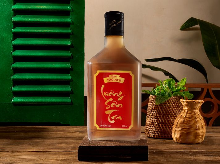 Rượu táo mèo rừng Tây Bắc (375ml) – Bò Tơ Quán Mộc