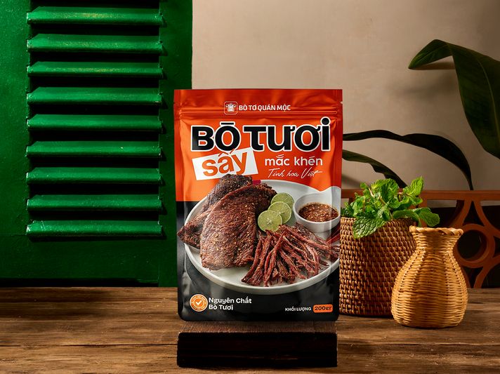 Bò Tươi Sấy Mắc Khén ( 60G ) – Bò Tơ Quán Mộc