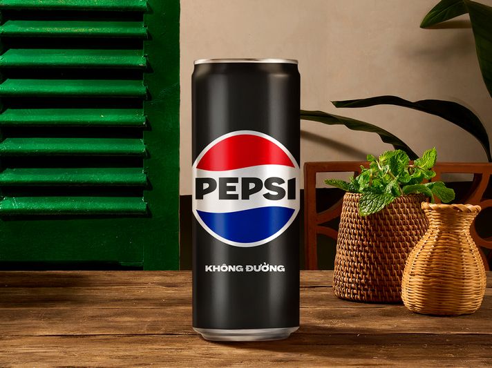 Nước ngọt Pepsi đen lon 330ml – Bò Tơ Quán Mộc