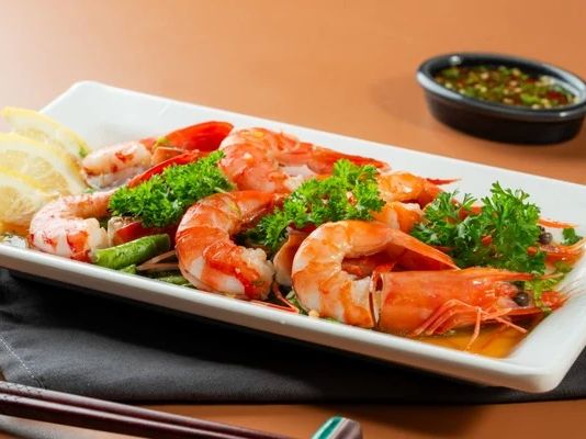 Tôm sốt Thái – Bò Tơ Quán Mộc