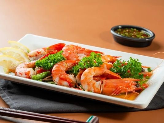 Tôm sốt Thái – Bò Tơ Quán Mộc