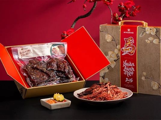 Hộp quà Tân Xuân Như Ý ( 500g ) – Bò Tơ Quán Mộc