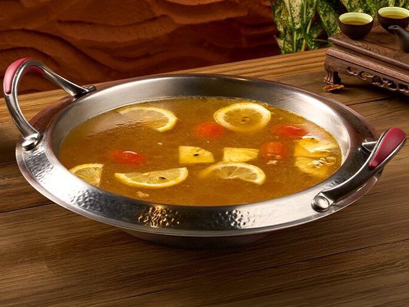 Lẩu trái cây chanh leo – Bò Tơ Quán Mộc