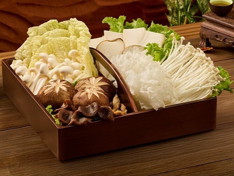 Set Rau nấm – Bò Tơ Quán Mộc