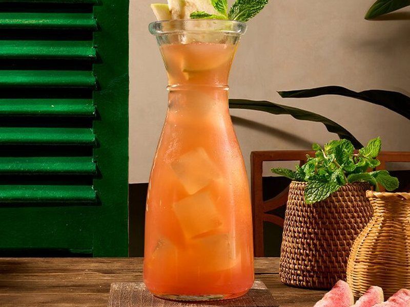 Trà Kombucha Ổi Hồng – Bò Tơ Quán Mộc